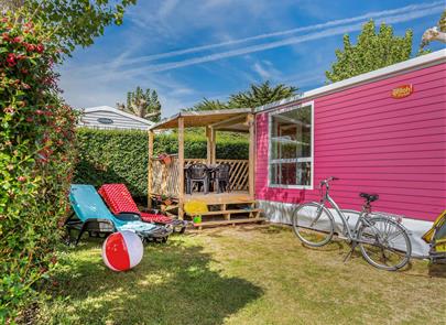 Mobilheim direkter Zugang zum Strand der Vendée - Camping pomme de pin