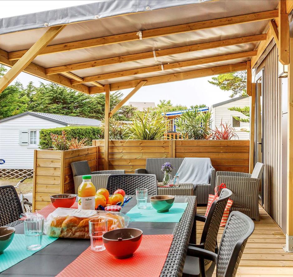 Cottage TAOS 4 personnes 2 bd 2 bth - Pomme de Pin - Camping pomme de pin