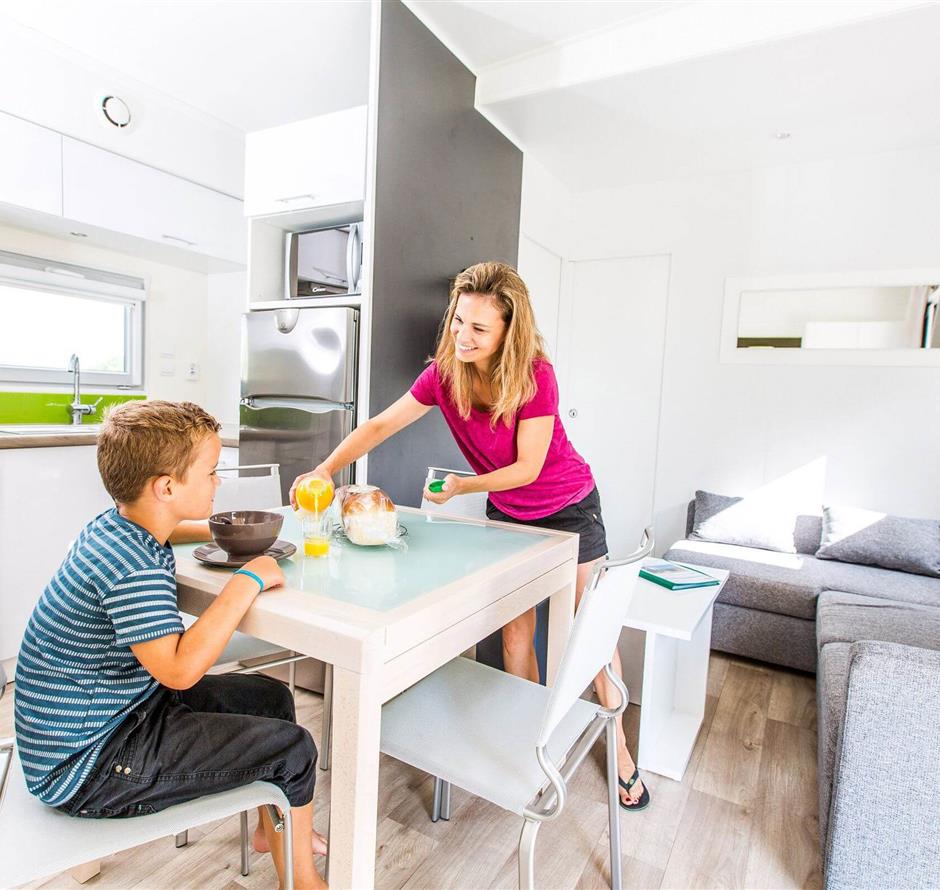 Cottage Luxe 6 people in a 4 star campsite La Pomme de Pin in Saint Hilaire de Riez in Vendée - Camping pomme de pin