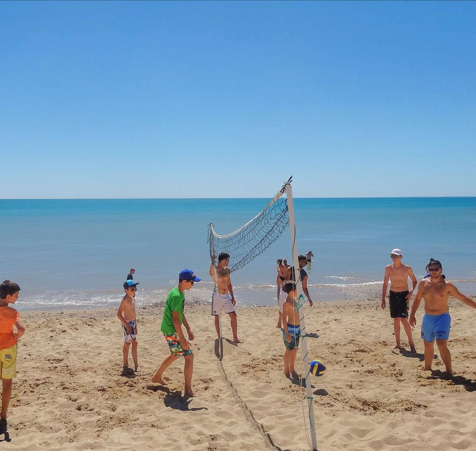 Beachvolleyballspiel in Saint Hilaire de Riez - Camping pomme de pin