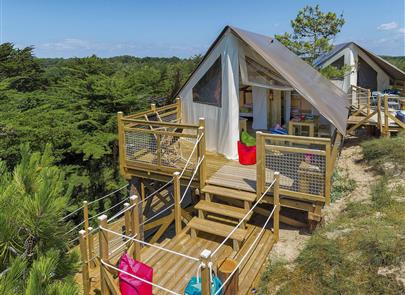 ungewöhnliche Unterkunft Zelt 2 Schlafzimmer St Hilaire Meer - Camping pomme de pin