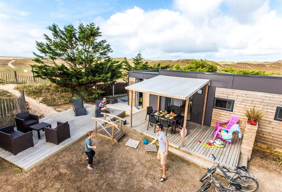 Mieten Sie ein Mobilheim mit 3 Schlafzimmern und 2 Bädern in St. Hilaire de Riez - 4-Sterne-Campingplatz in Vendée (85) - Camping pomme de pin