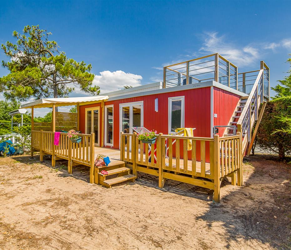 Mobilheim direkter Zugang zum Strand St. Hilaire de Riez - Camping pomme de pin
