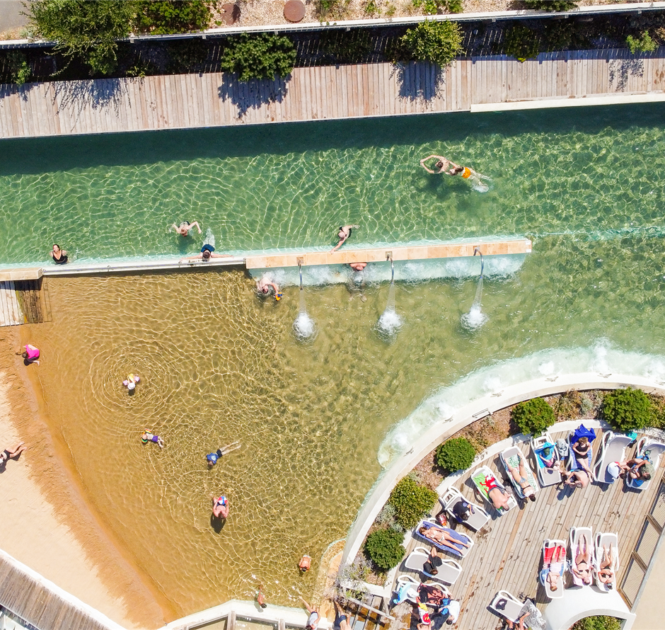 Campingplatz mit sandlagune und schwimmbahn st hilaire de riez - Camping pomme de pin