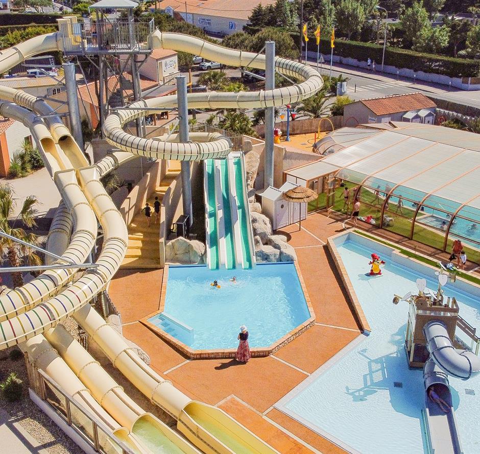 Neue Wasserrutschen 2025 - Camping pomme de pin