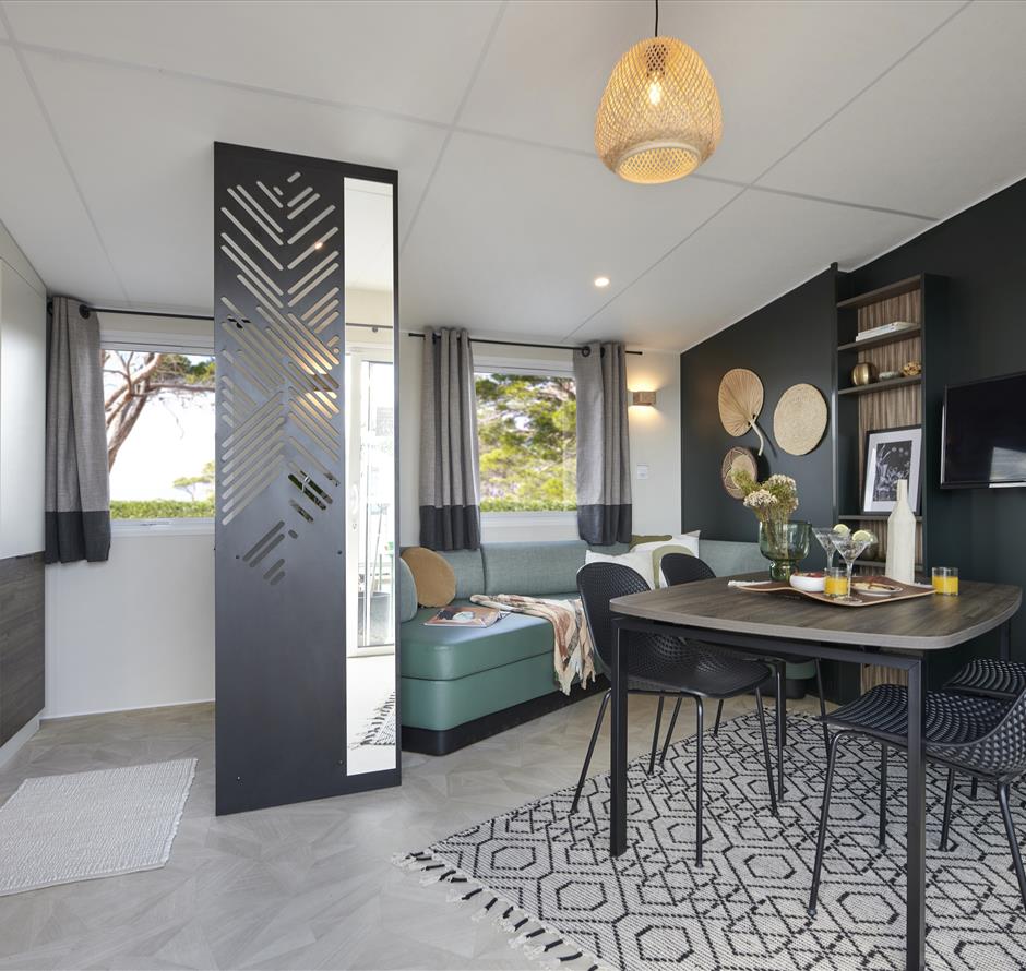 Ferienhaus für 4 Personen, 2 Schlafzimmer und 2 Badezimmer - Camping pomme de pin