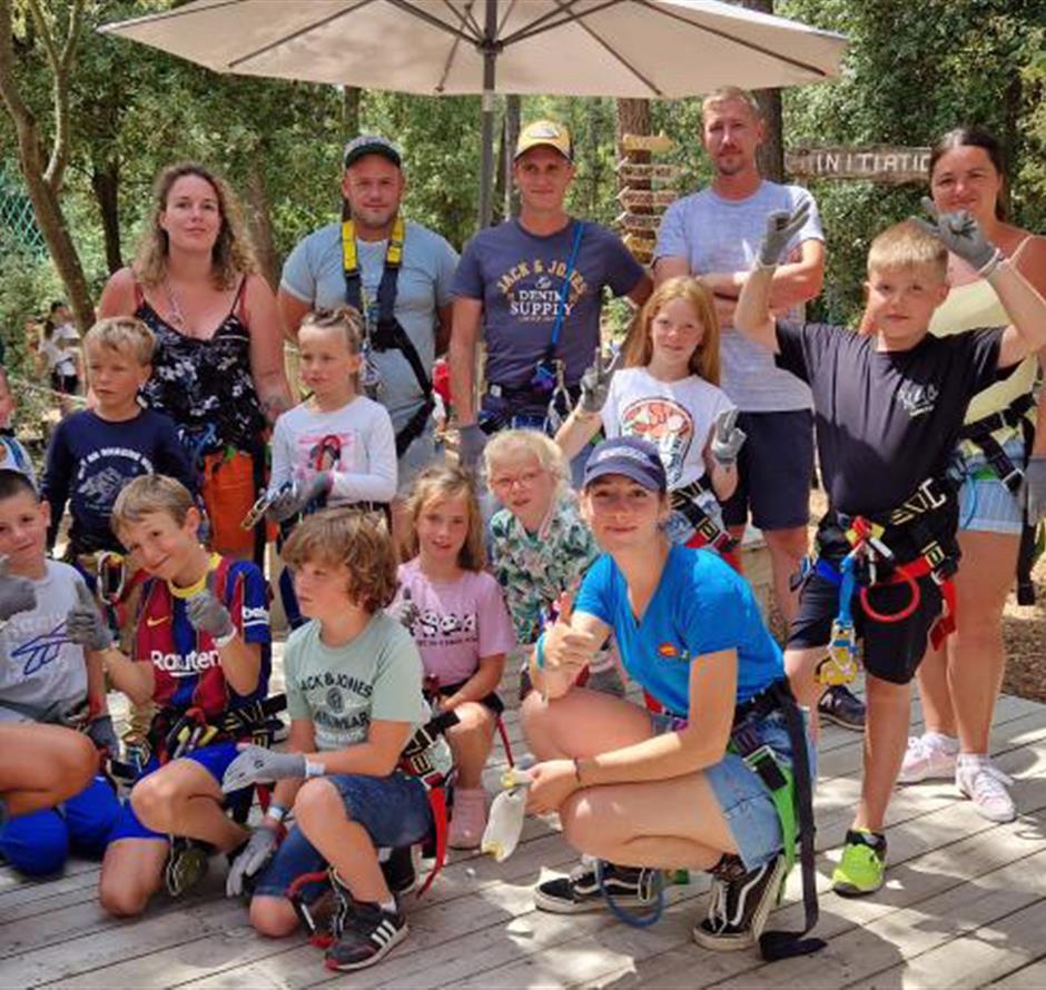 Ausflug zum Kletterpark Yelloh!village  - Camping pomme de pin