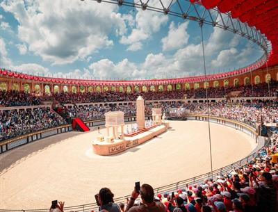 The Big park of the Puy du Fou close to the campsite La Pomme de Pin