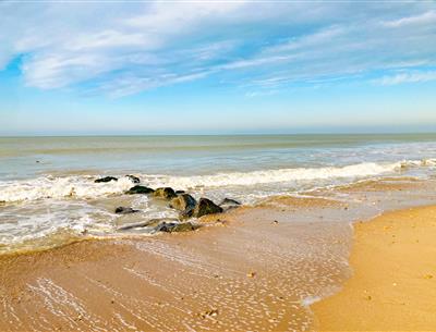 Strand 200 m vom Campingplatz entfernt 