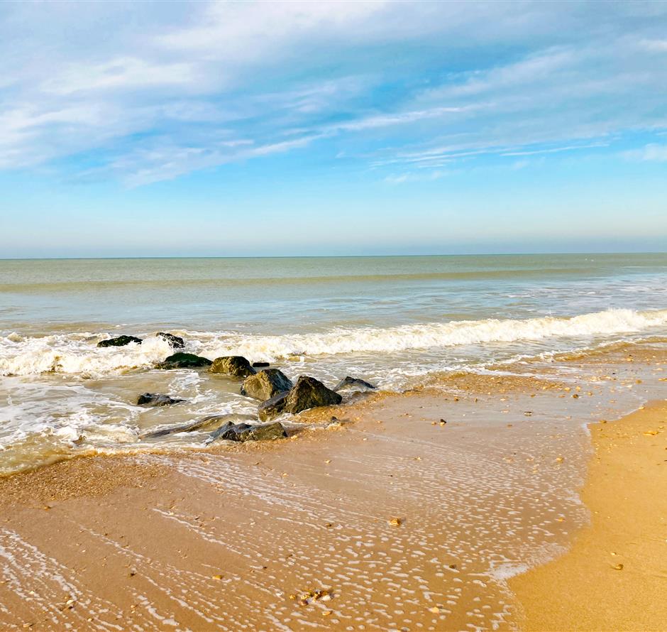 Strand 200 m vom Campingplatz entfernt  - Camping pomme de pin